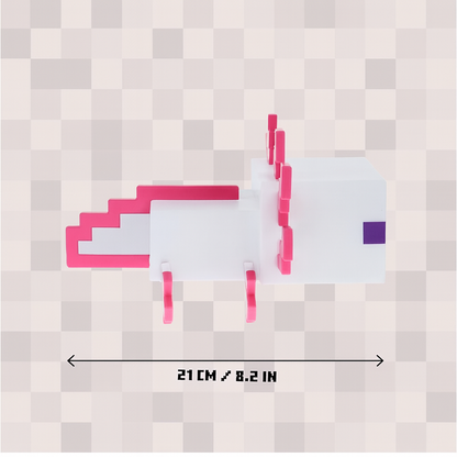 Minecraft Axolotl lamp